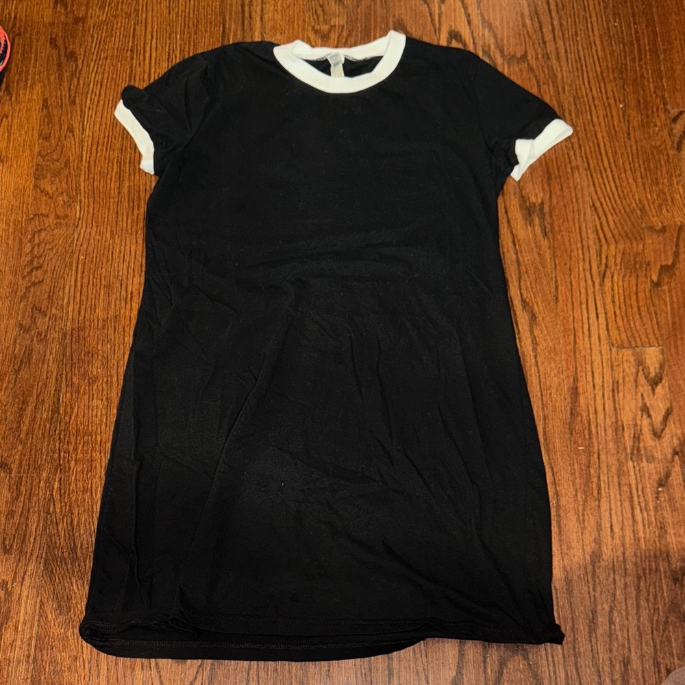 American Apparel Black and White Dress